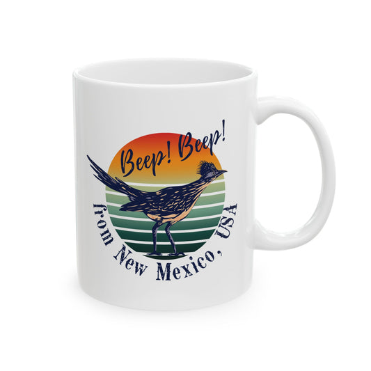 Beep Beep New Mexico Ceramic Mug, (11oz, 15oz)