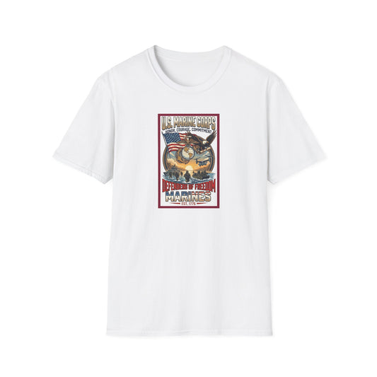 U.S. Marine Corps Honor, Courage, Commitment Unisex Softstyle T-Shirt