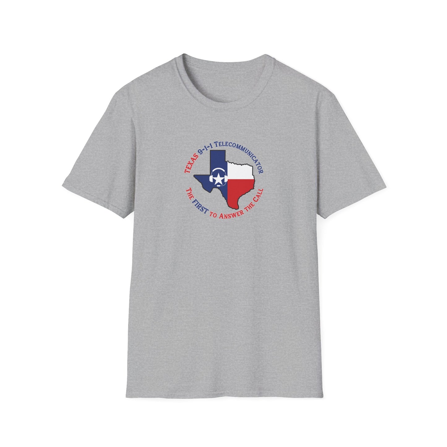 Texas 911 Telecommunicators Unisex Softstyle T-Shirt