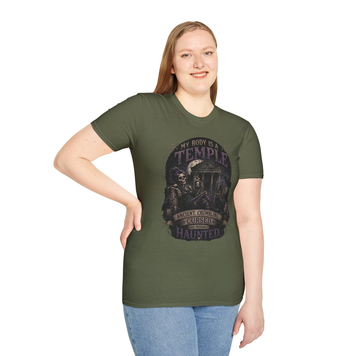 Body a Temple - Female Unisex Softstyle T-Shirt