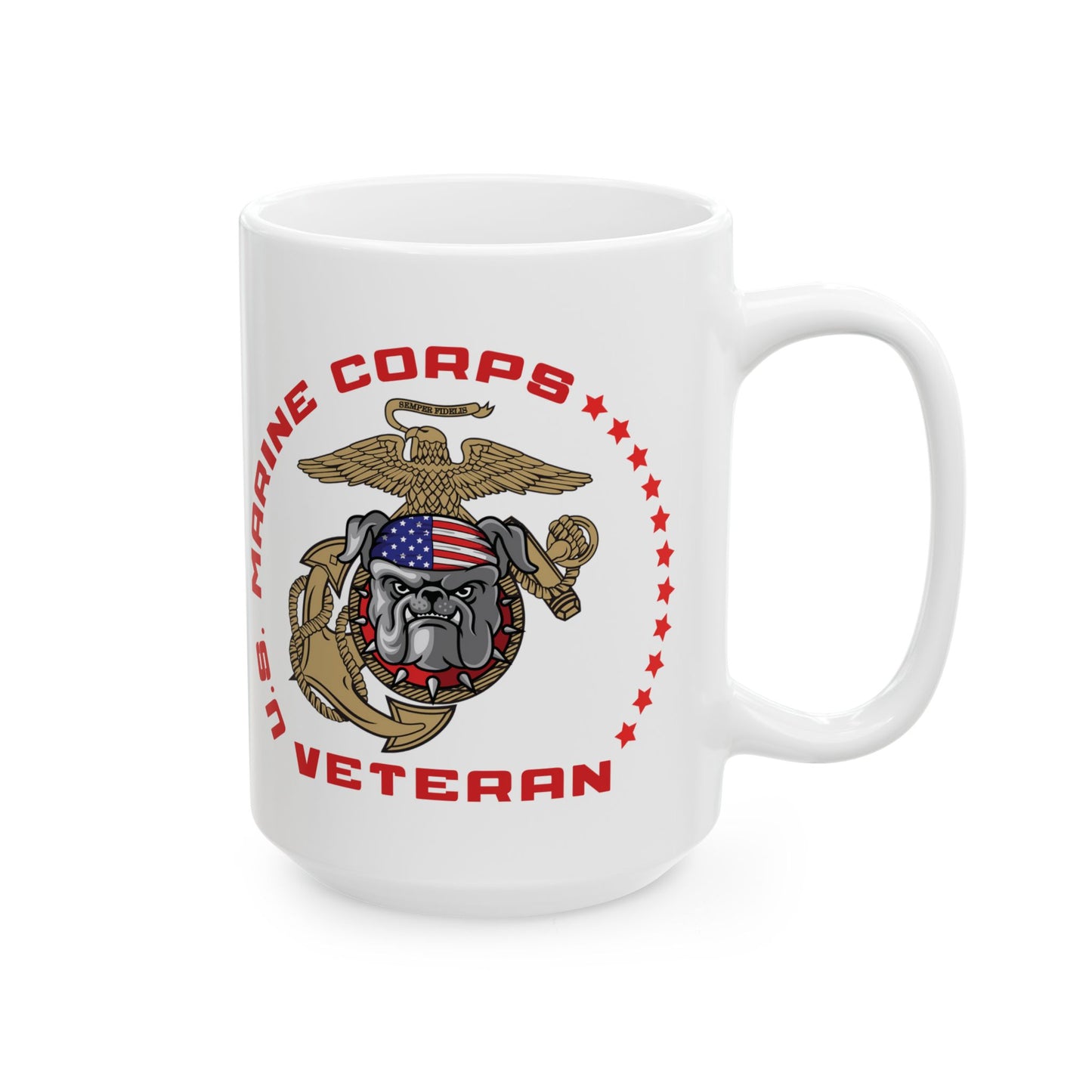U.S. Marine Corps Veteran Ceramic Mug (11oz, 15oz)