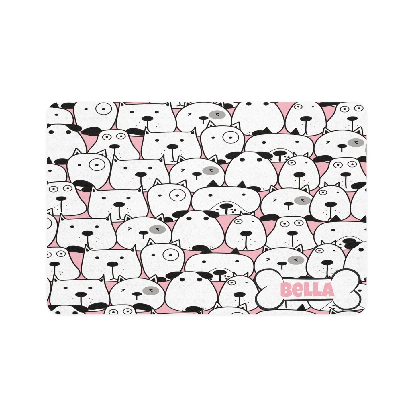Good Doggy Pink Pet Food Mat (12x18)
