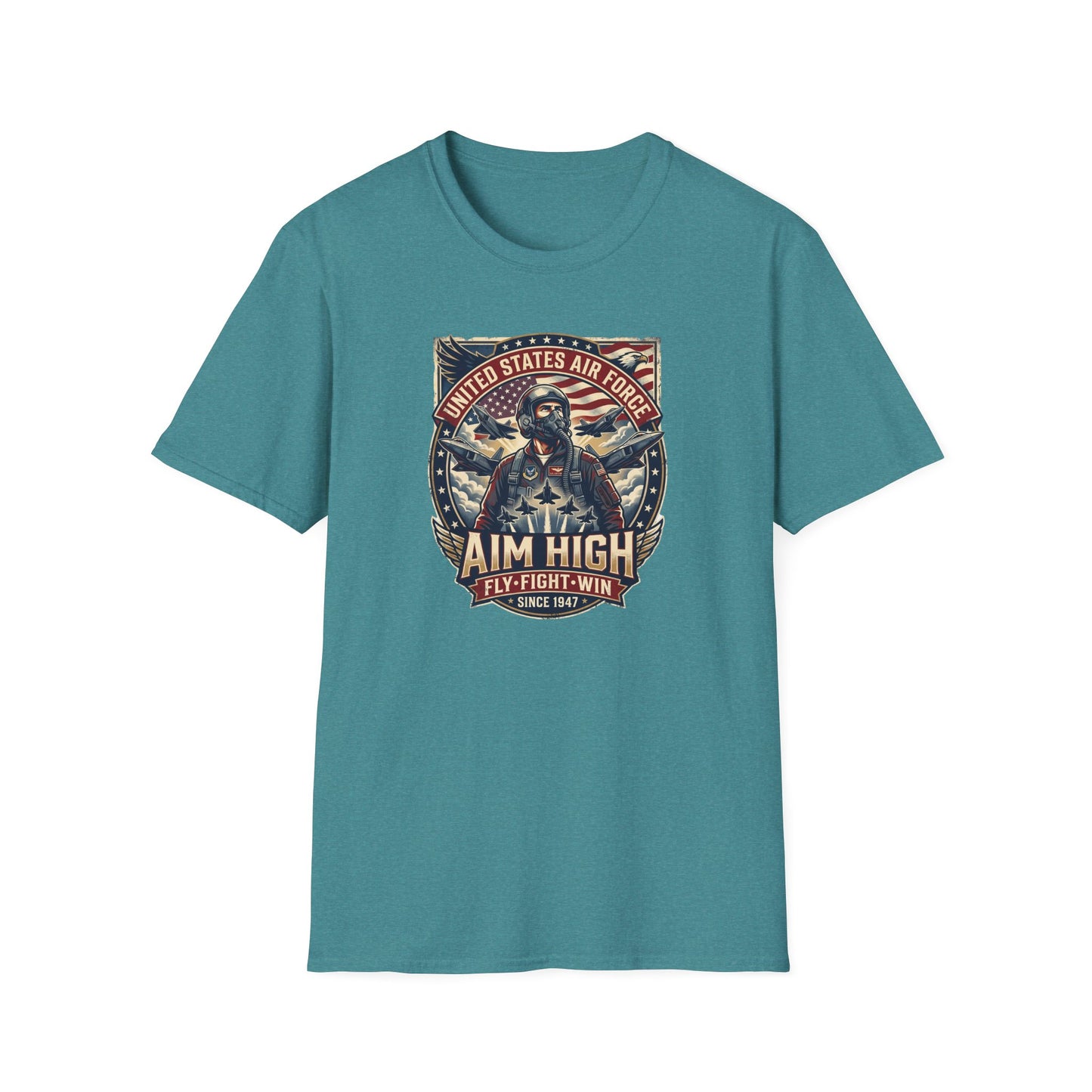 U.S. Air Force: Aim High Unisex Softstyle T-Shirt