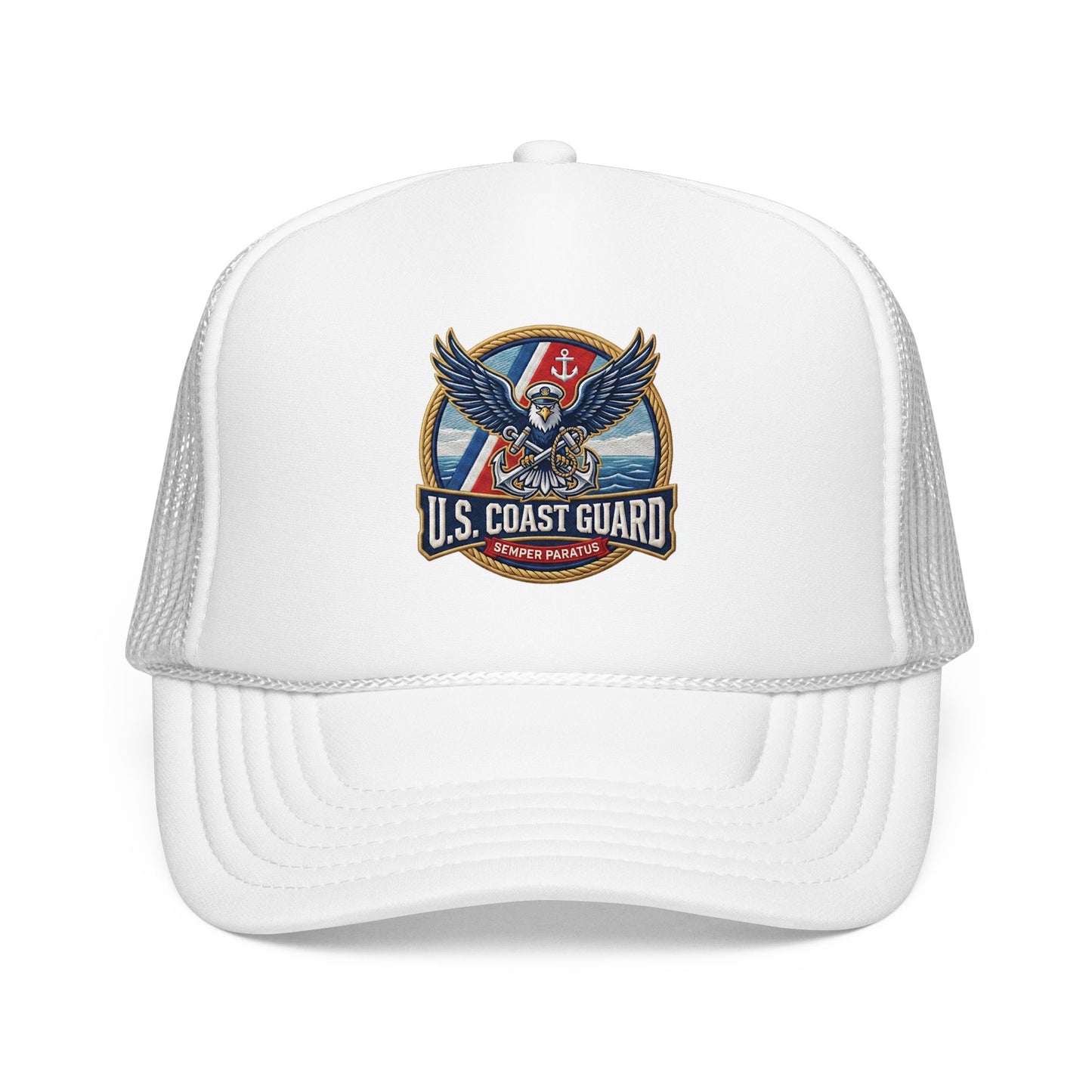 U.S. Coast Guard Patriotic Trucker Hat