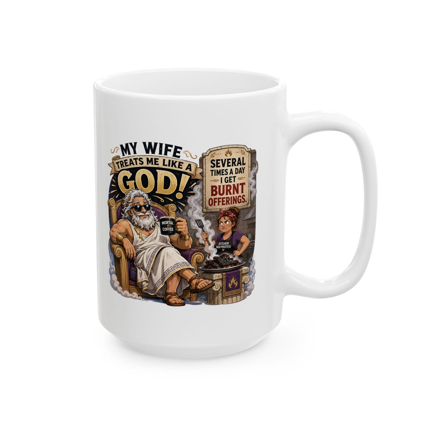 Burnt Offerings Ceramic Mug (11oz, 15oz)