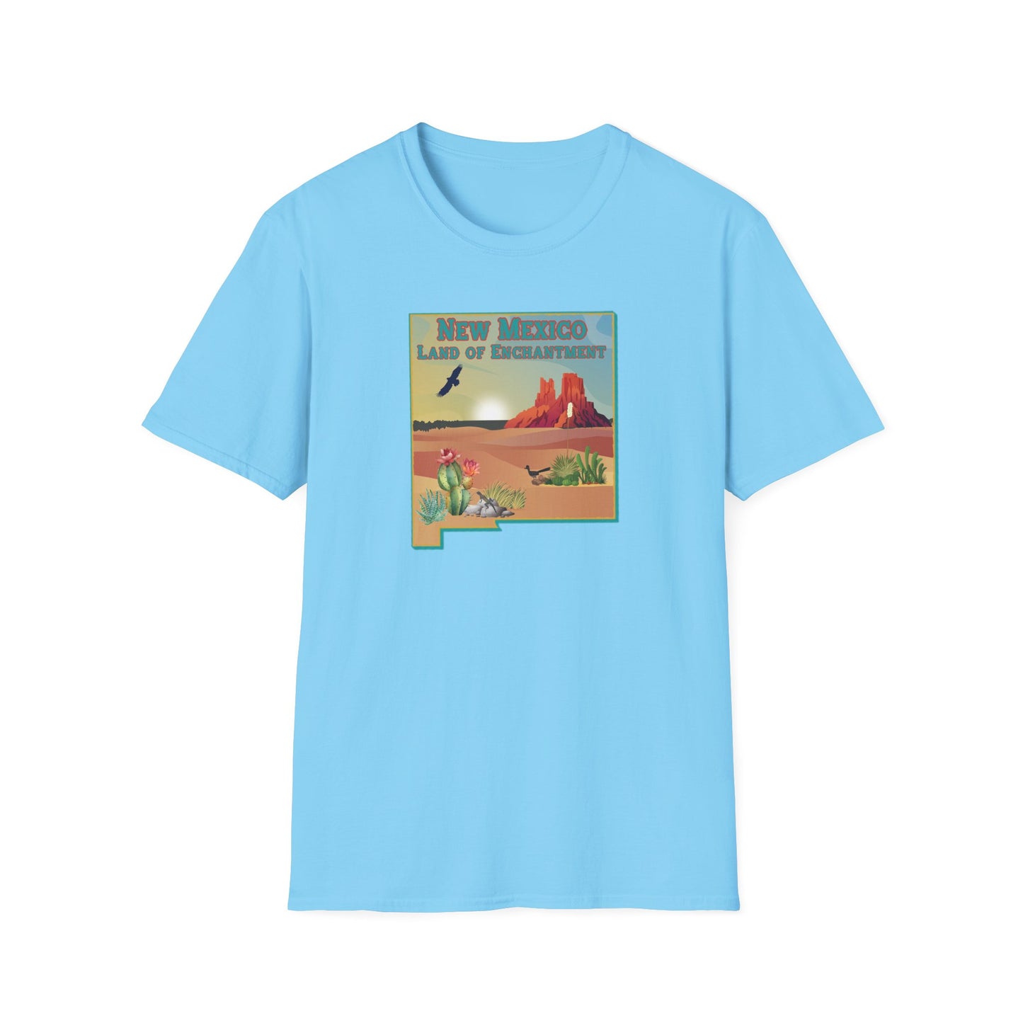 New Mexico: Land of Enchantment - Desert Unisex Softstyle T-Shirt