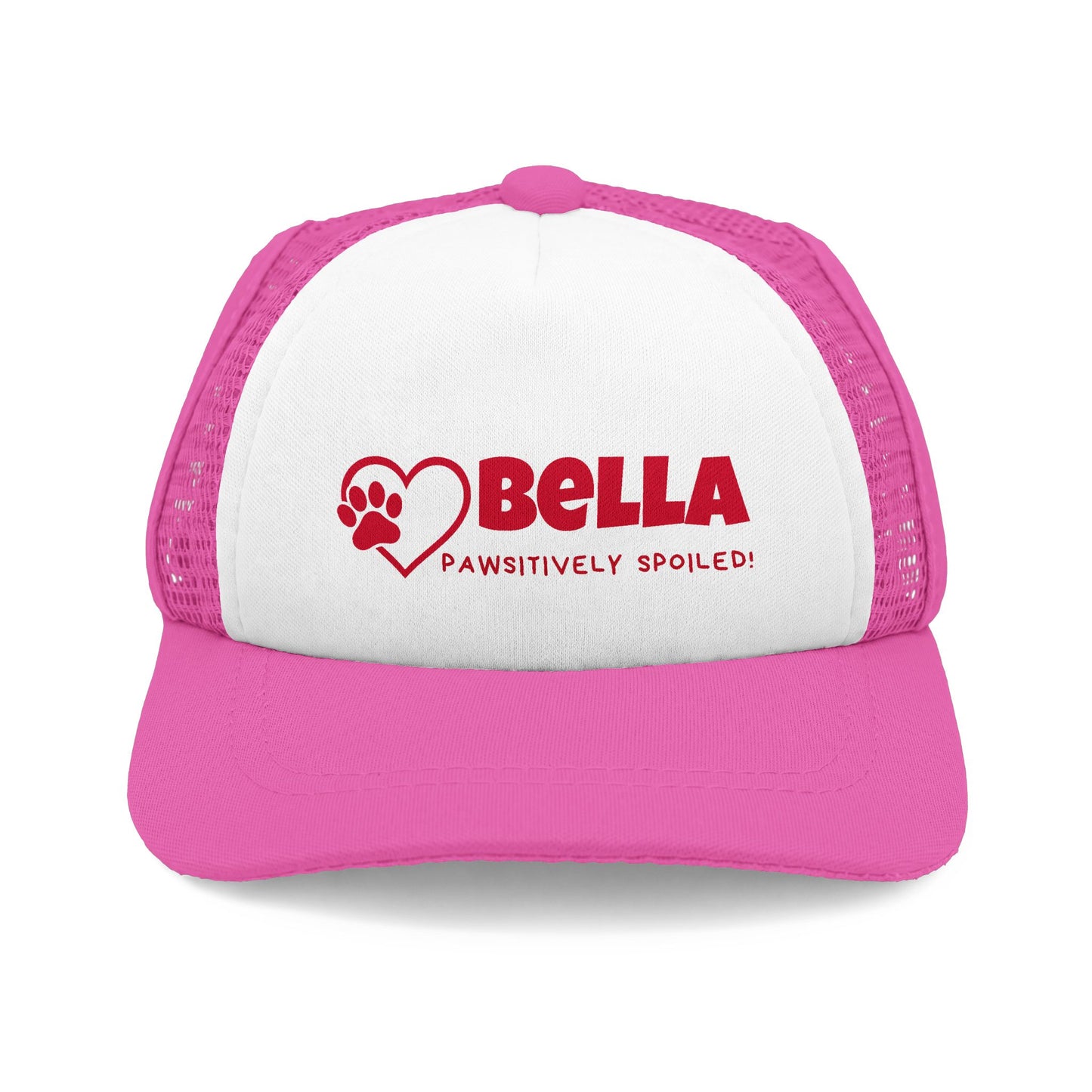 Pawsitively Spoiled, PERSONALIZED Dog Foam Trucker Hat