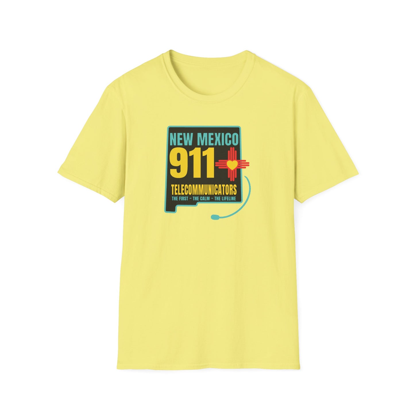 New Mexico 911 Telecommunicators Unisex Softstyle T-Shirt