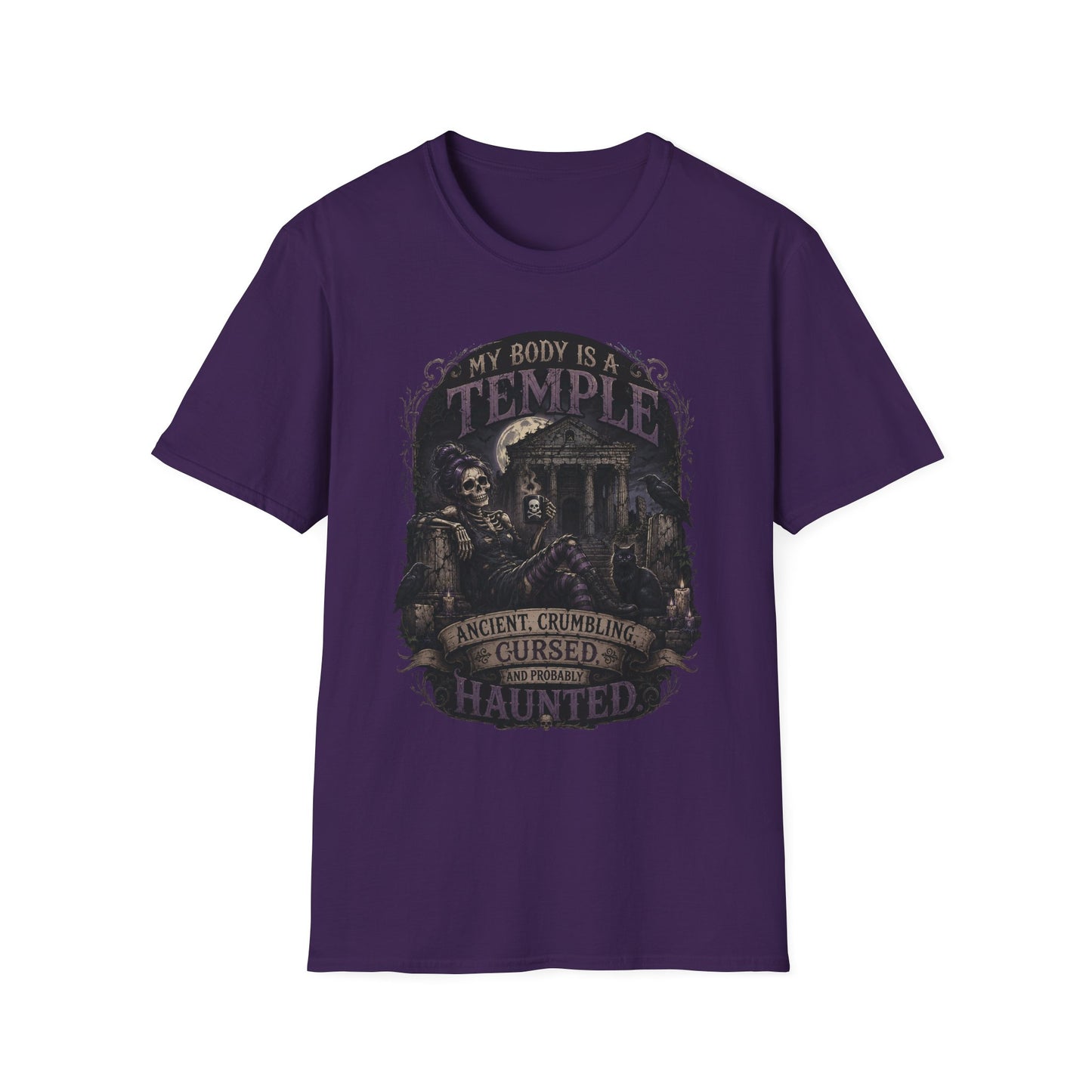 Body a Temple - Female Unisex Softstyle T-Shirt