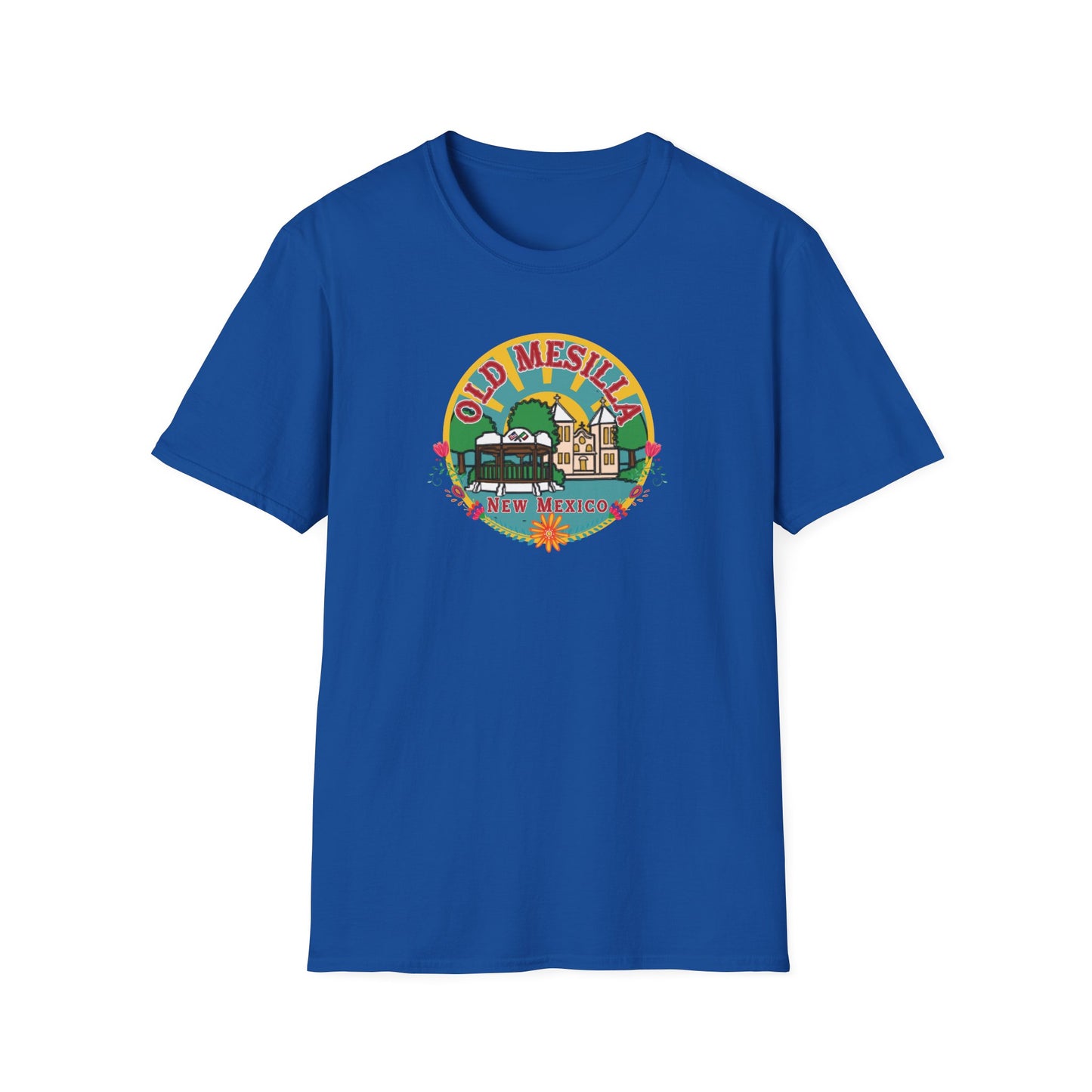 Old Mesilla - Round Unisex Softstyle T-Shirt