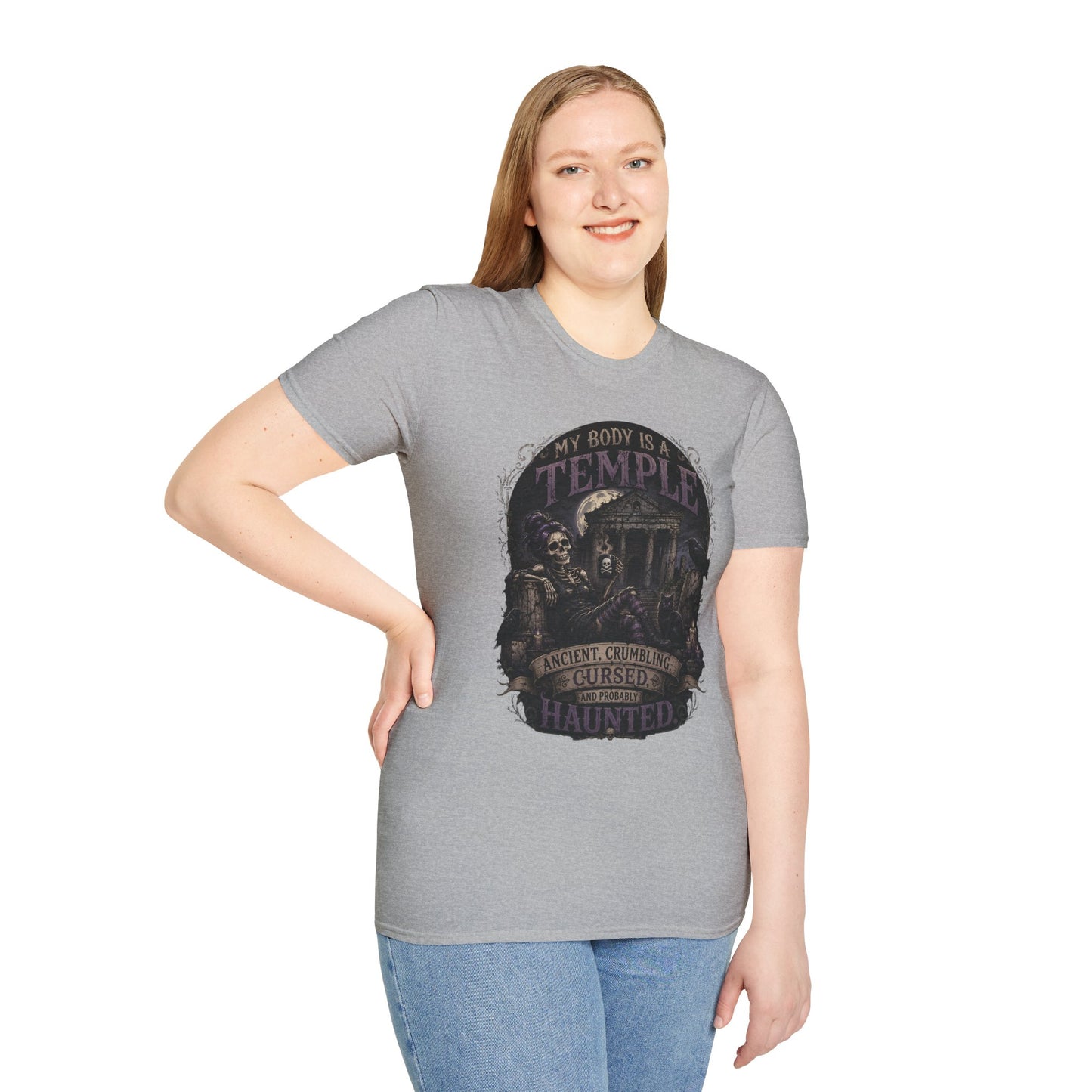 Body a Temple - Female Unisex Softstyle T-Shirt