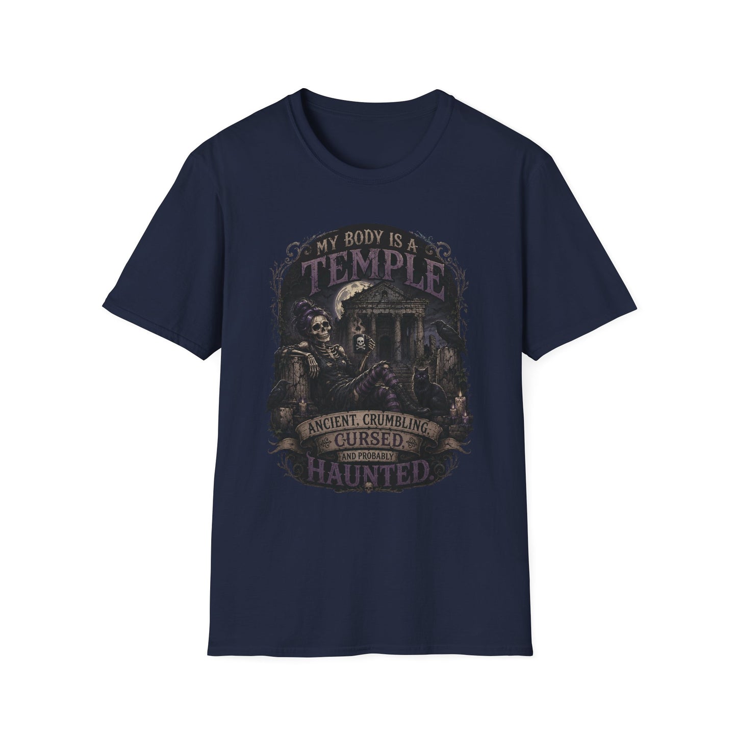 Body a Temple - Female Unisex Softstyle T-Shirt