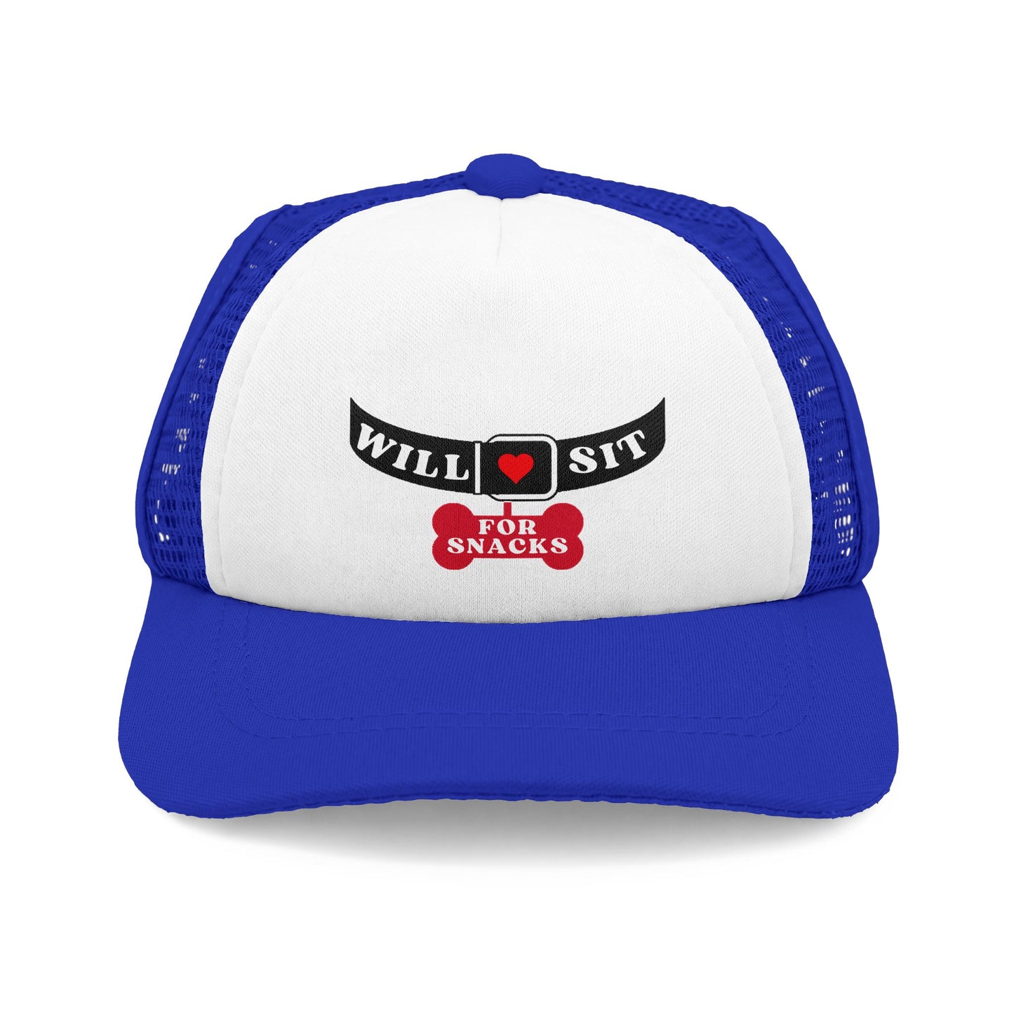 Will Sit for Treats Dog Foam Trucker Hat