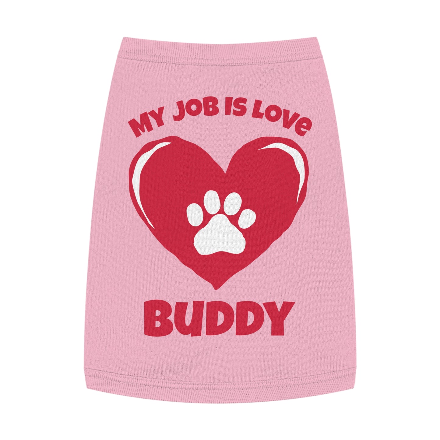 My Job Is Love PERSONALIZED Pet Tank Top