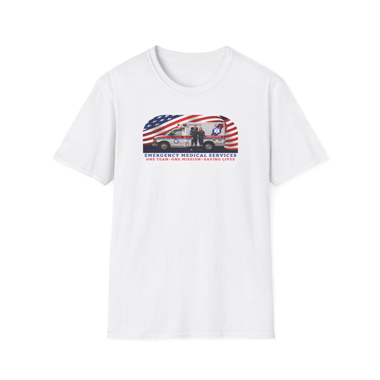 EMS: One Team One Mission Unisex Softstyle T-Shirt