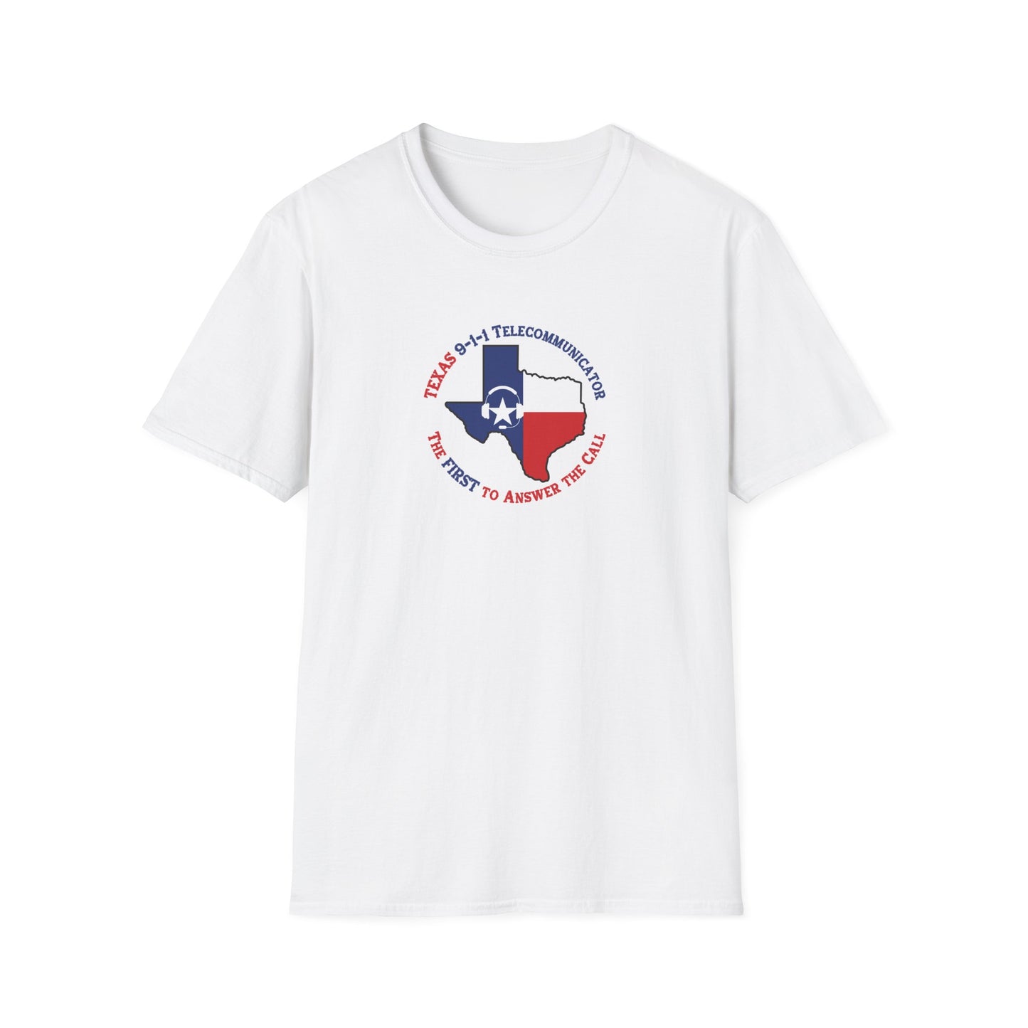 Texas 911 Telecommunicators Unisex Softstyle T-Shirt