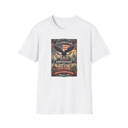America 250: Patriots Unisex Softstyle T-Shirt