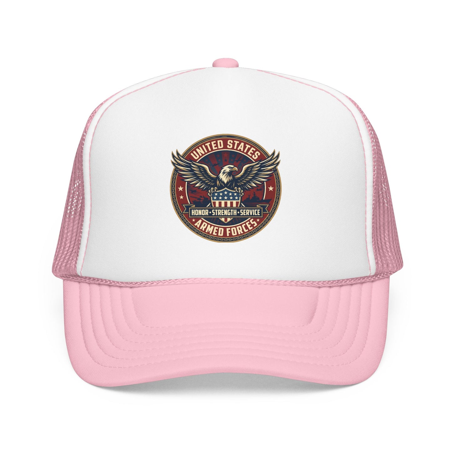 U.S. Armed Forces Patriotic Trucker Hat