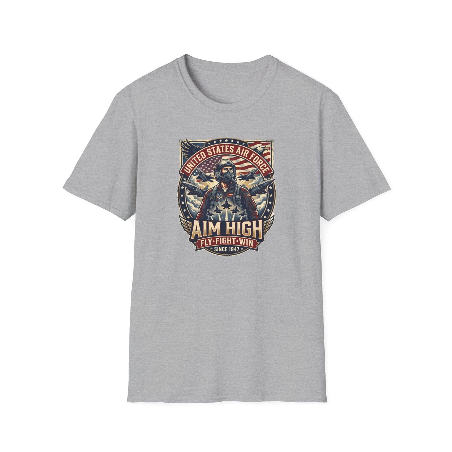 U.S. Air Force: Aim High Unisex Softstyle T-Shirt