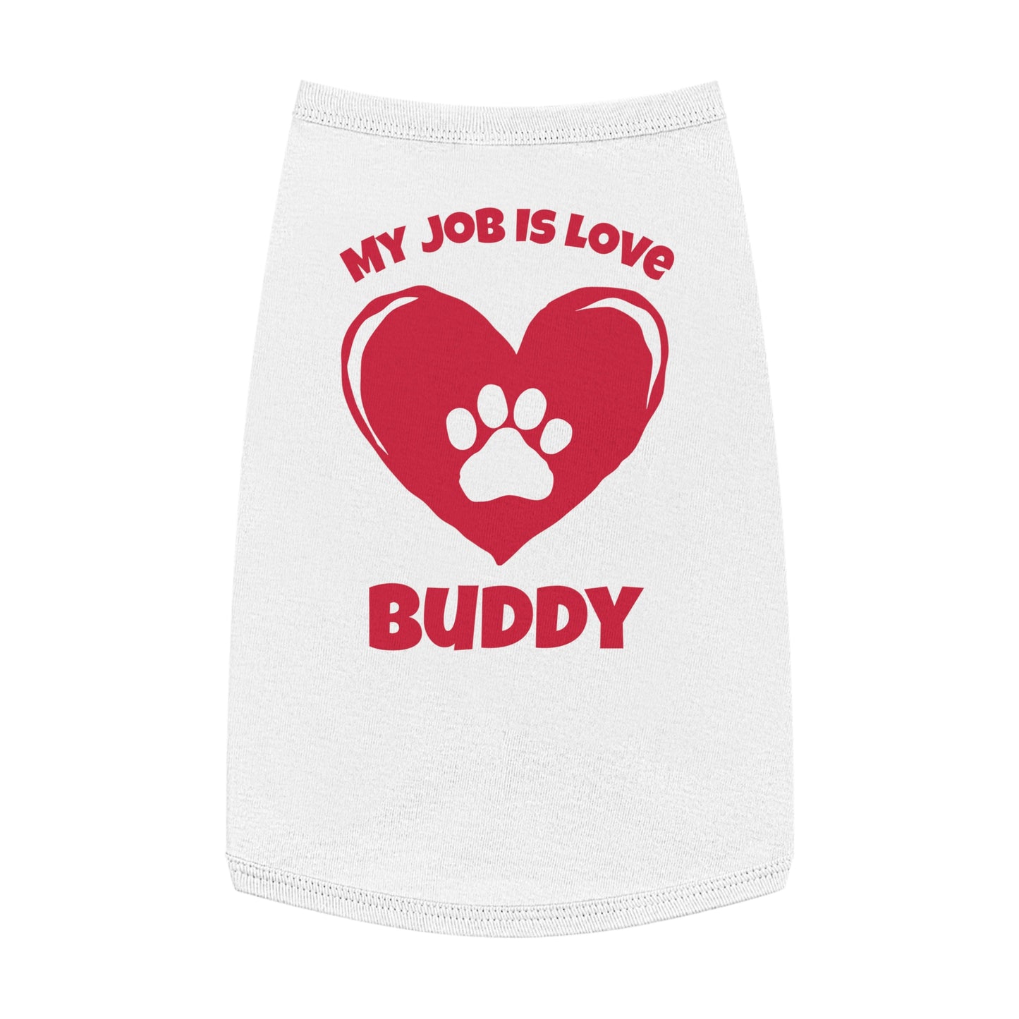 My Job Is Love PERSONALIZED Pet Tank Top