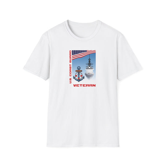 U.S. Coast Guard Veteran Unisex Softstyle T-Shirt