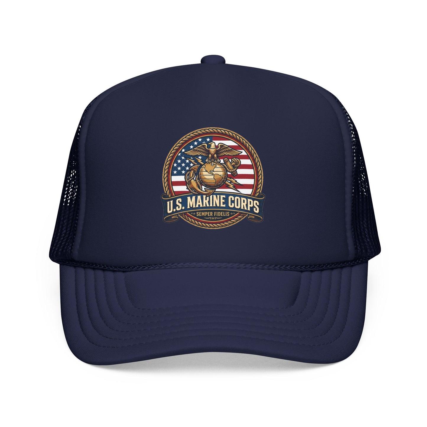 U.S. Marine Corps Patriotic Trucker Hat