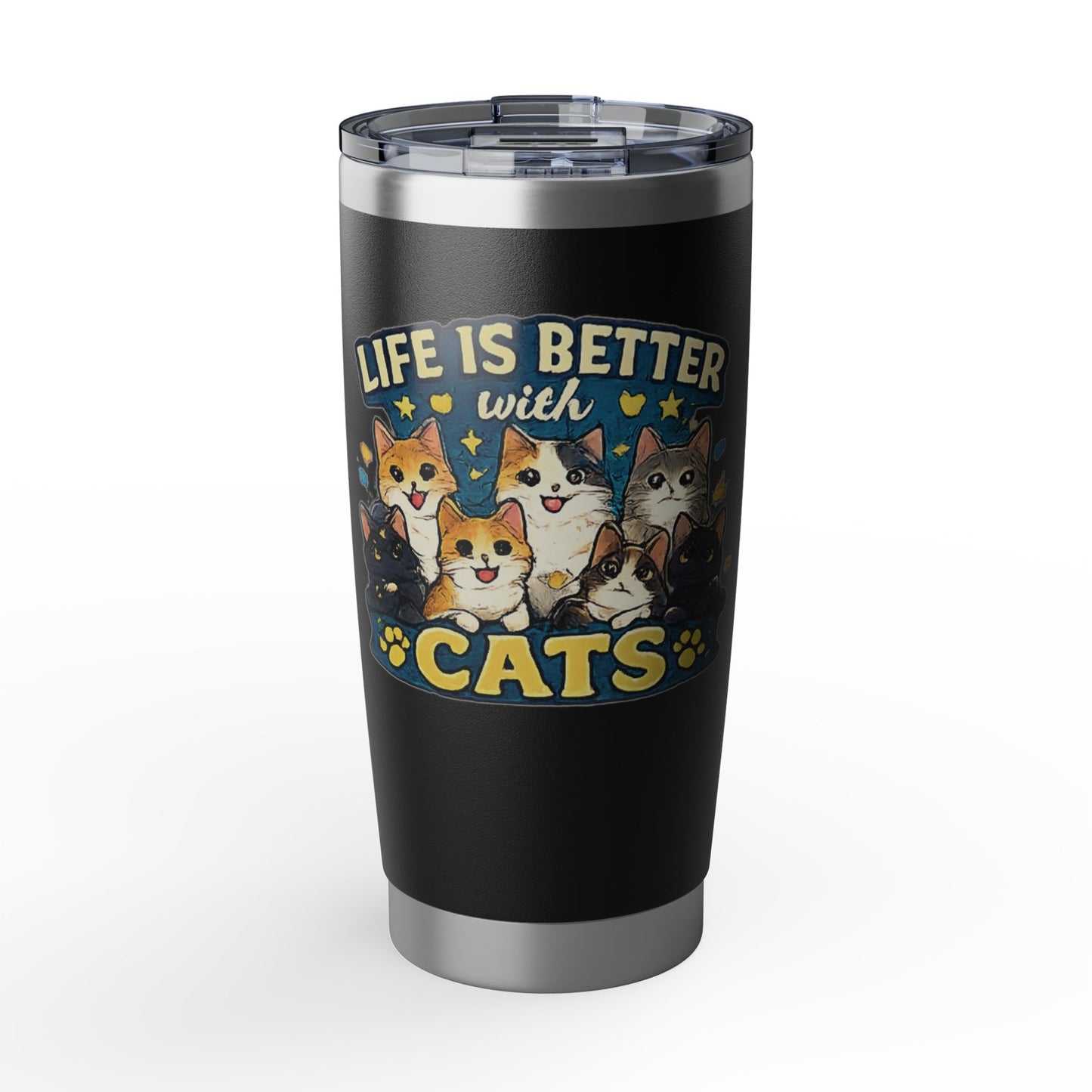 Life is Better with Cats Vagabond 20oz Tumbler