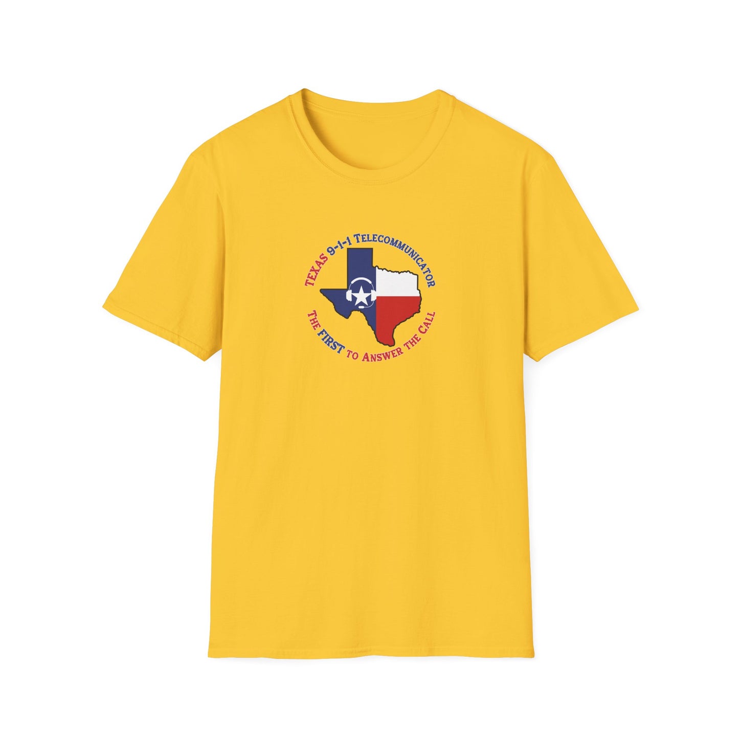 Texas 911 Telecommunicators Unisex Softstyle T-Shirt