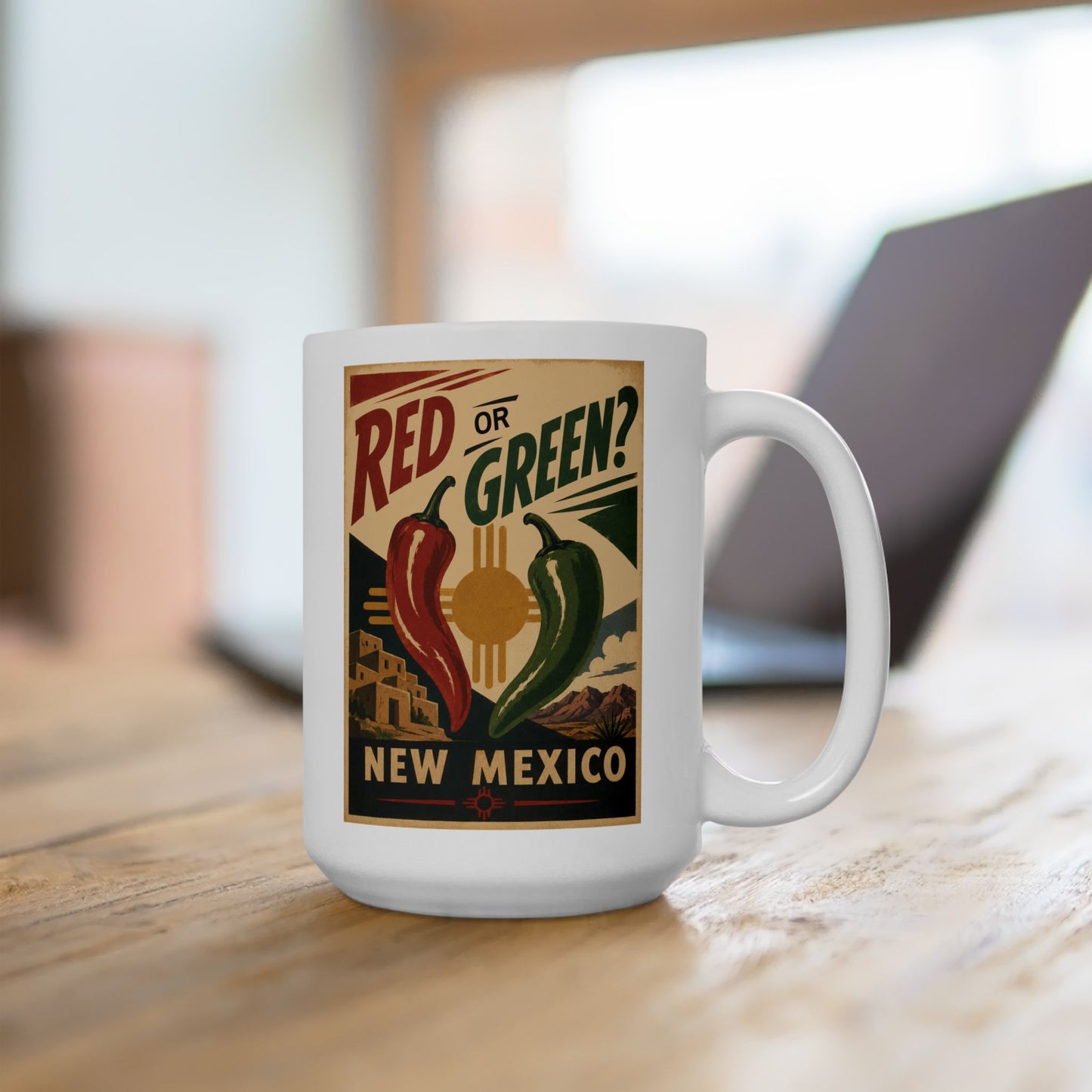 Red or Green? Ceramic Mug, (11oz, 15oz)