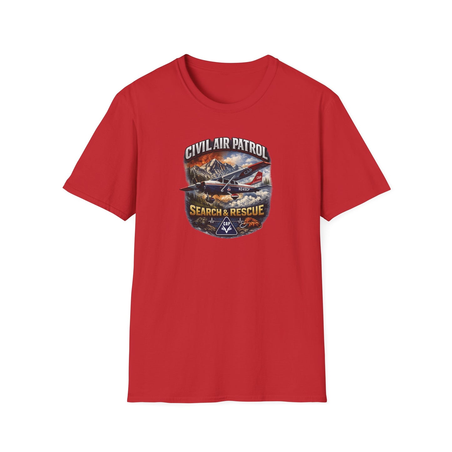 Civil Air Patrol: Search & Rescue Unisex Softstyle T-Shirt