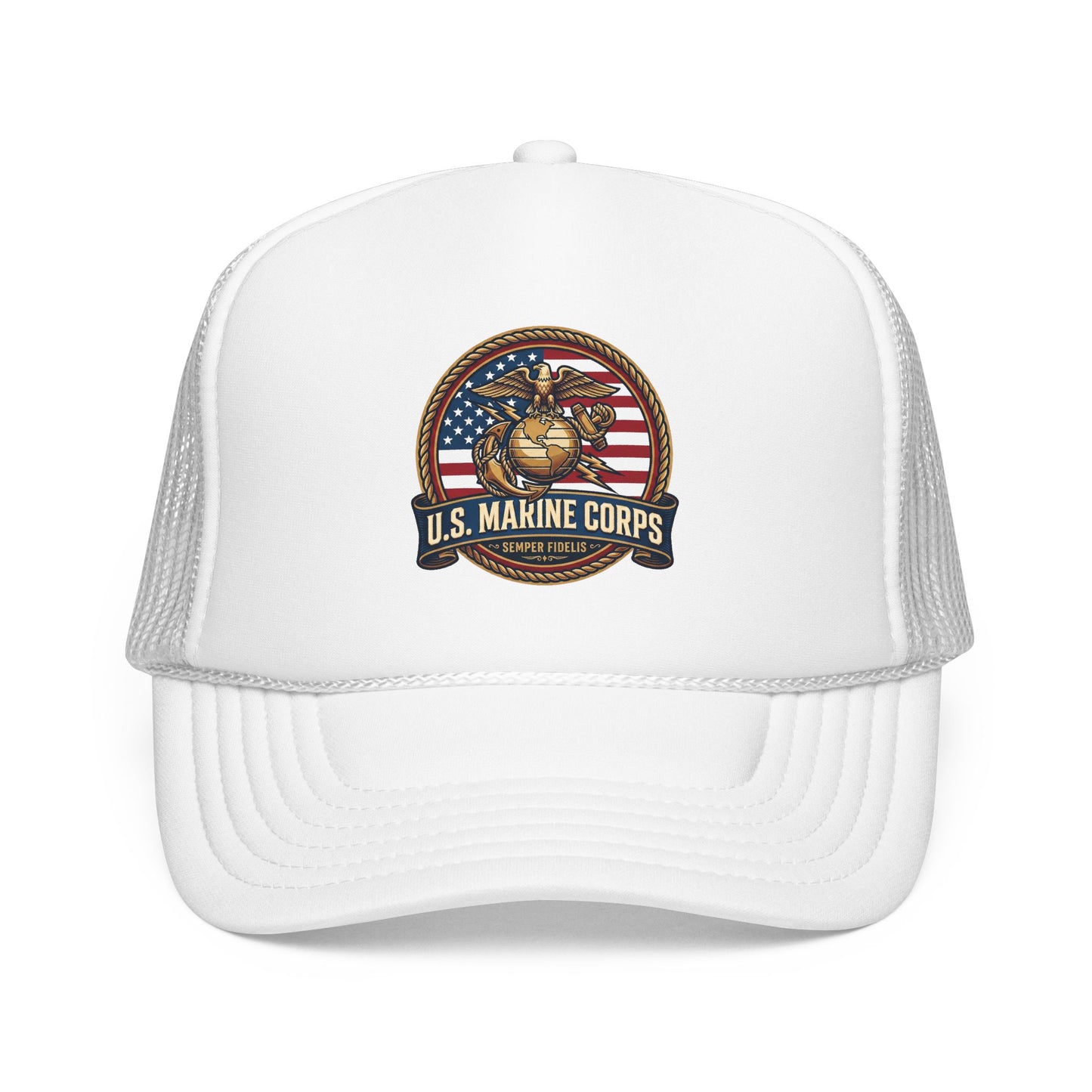 U.S. Marine Corps Patriotic Trucker Hat