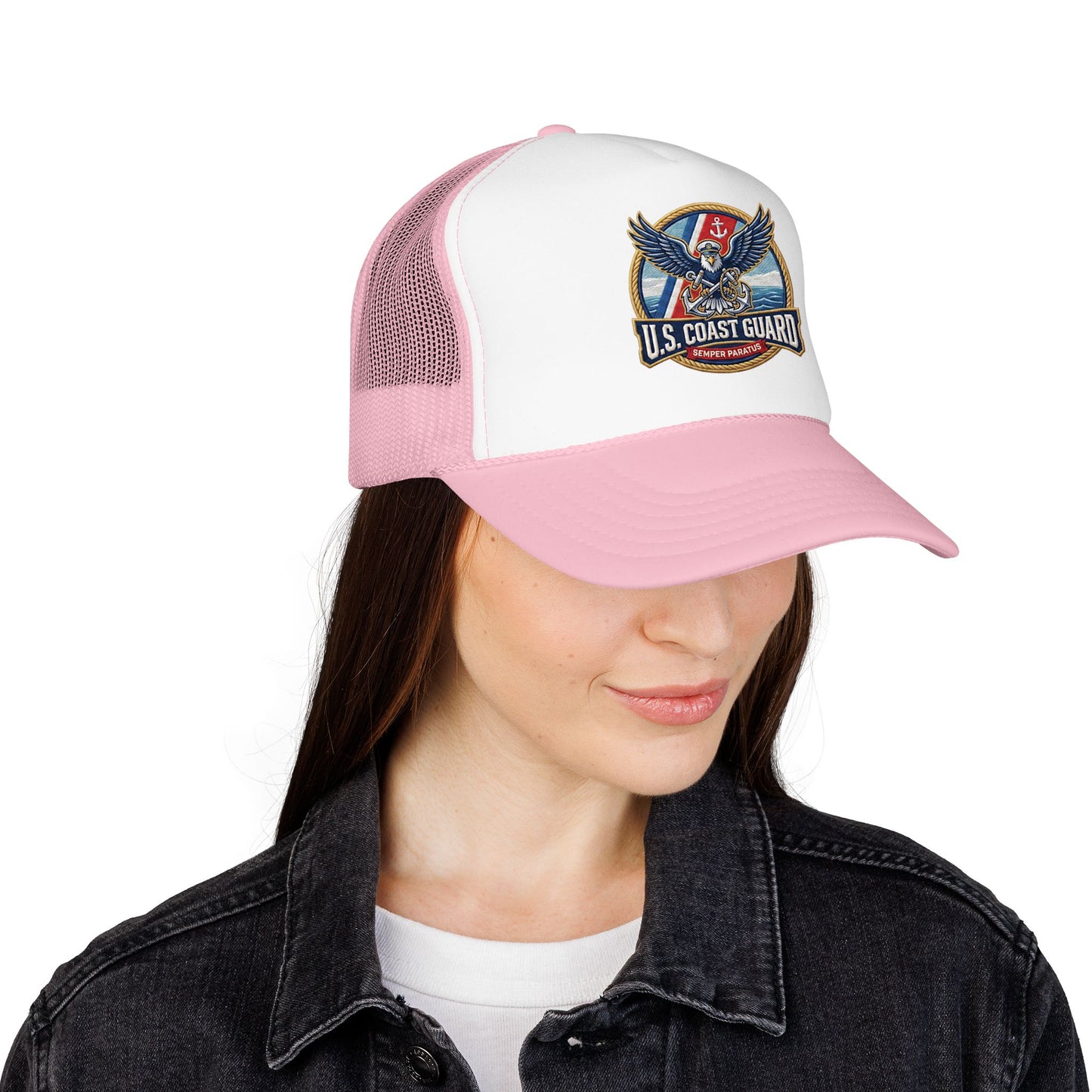 U.S. Coast Guard Patriotic Trucker Hat