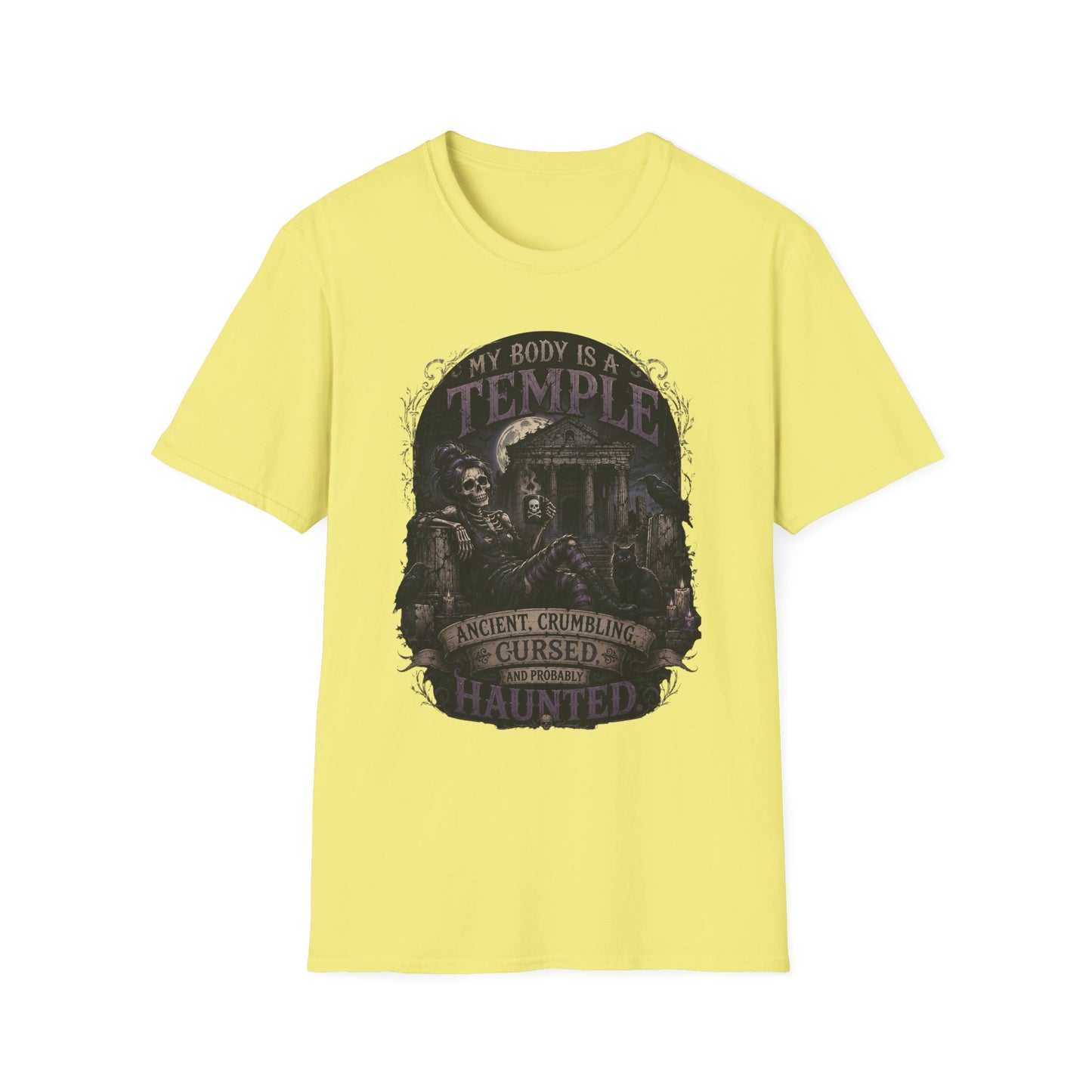 Body a Temple - Female Unisex Softstyle T-Shirt