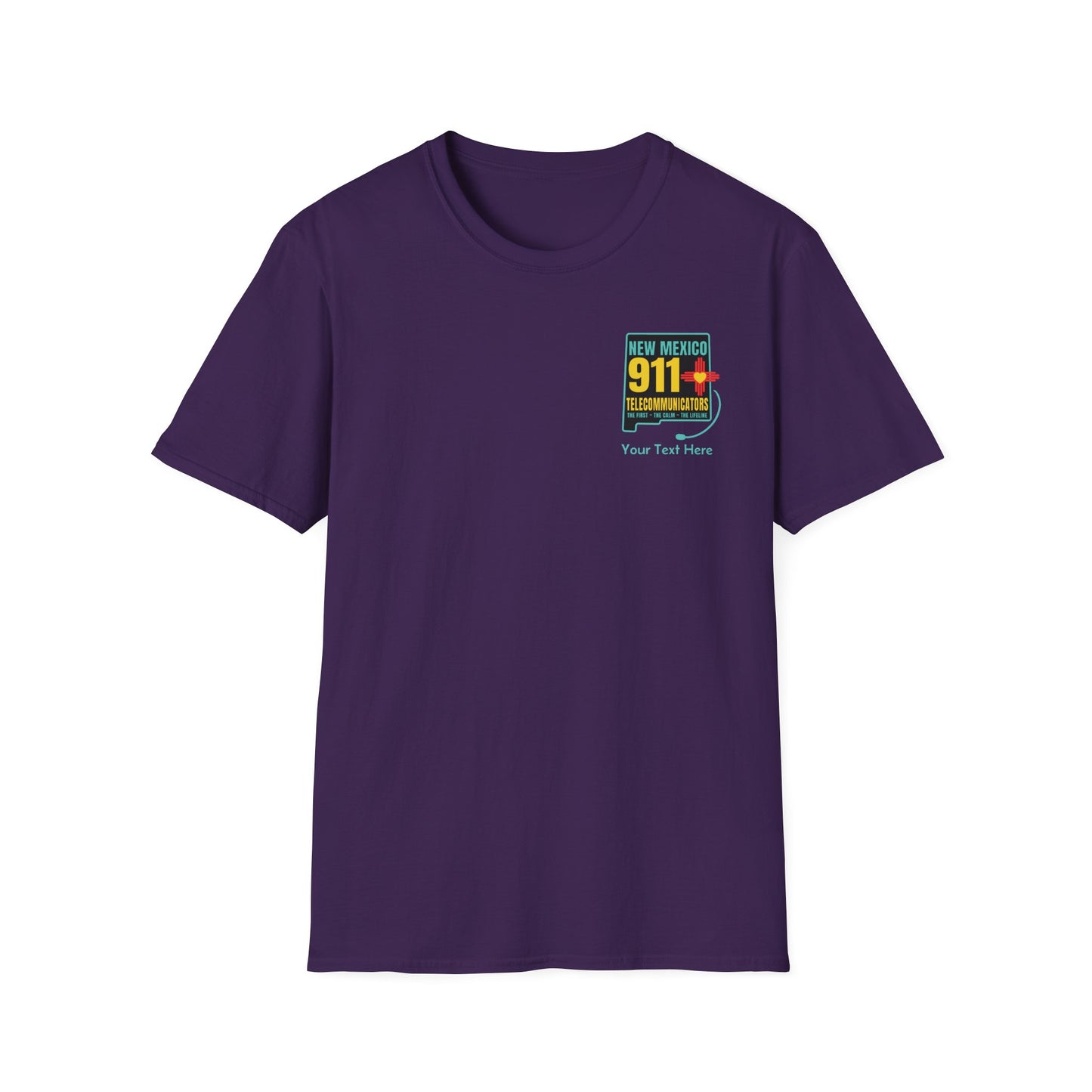 New Mexico 911 Telecommunicators Unisex Softstyle T-Shirt