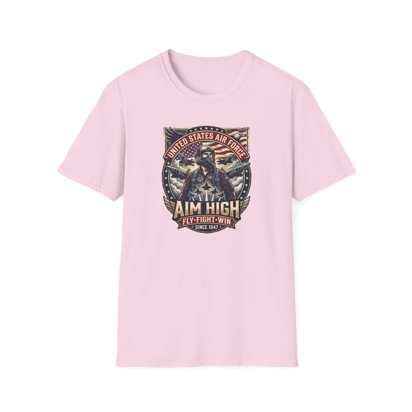 U.S. Air Force: Aim High Unisex Softstyle T-Shirt