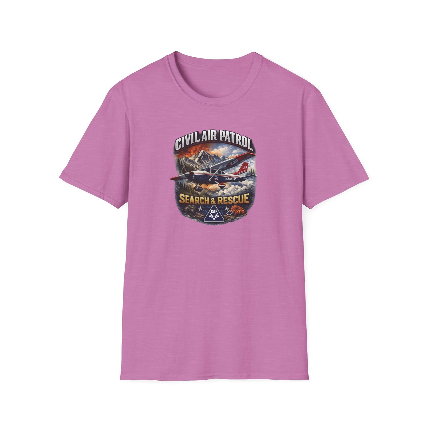 Civil Air Patrol: Search & Rescue Unisex Softstyle T-Shirt