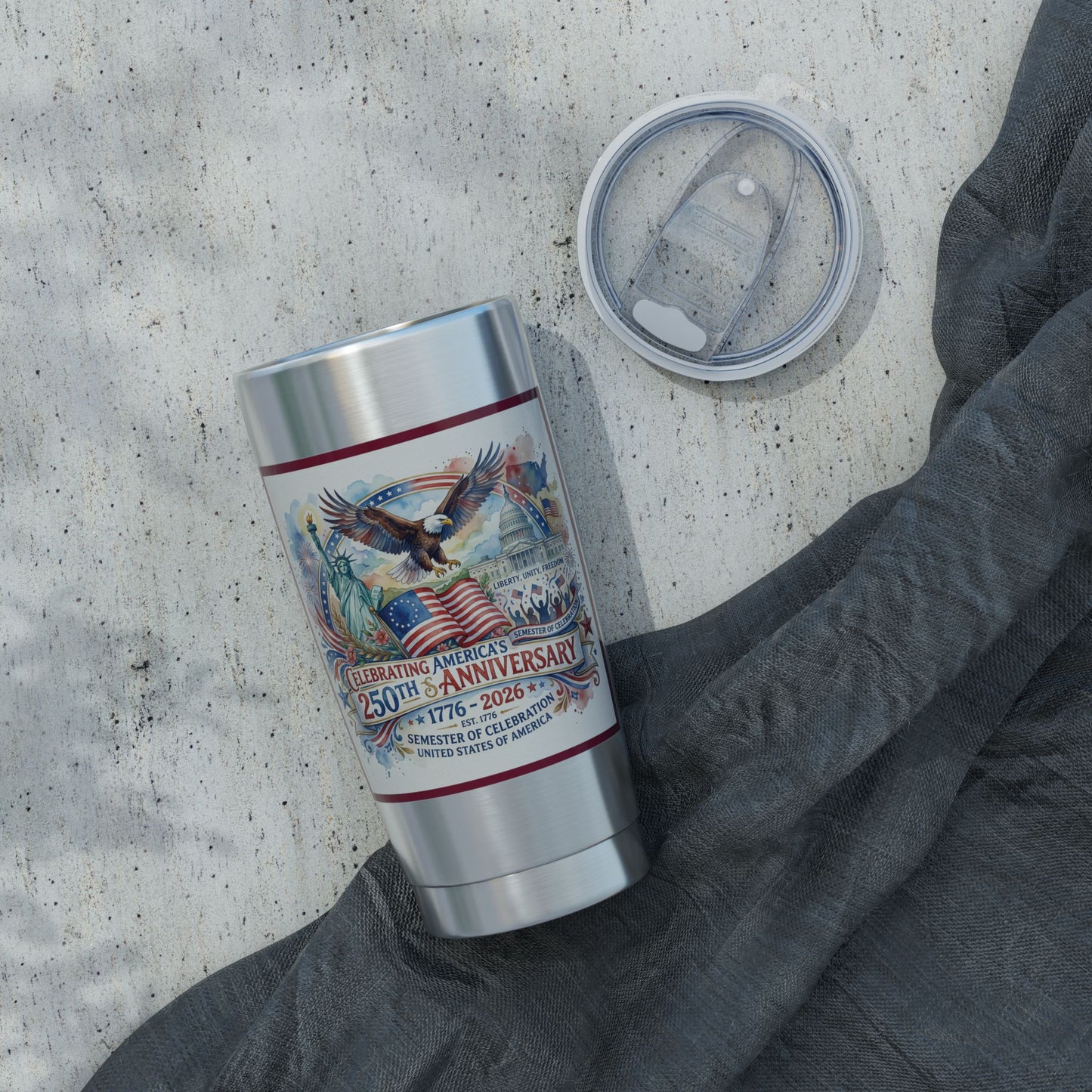 America 250 Watercolor Vagabond 20oz Tumbler