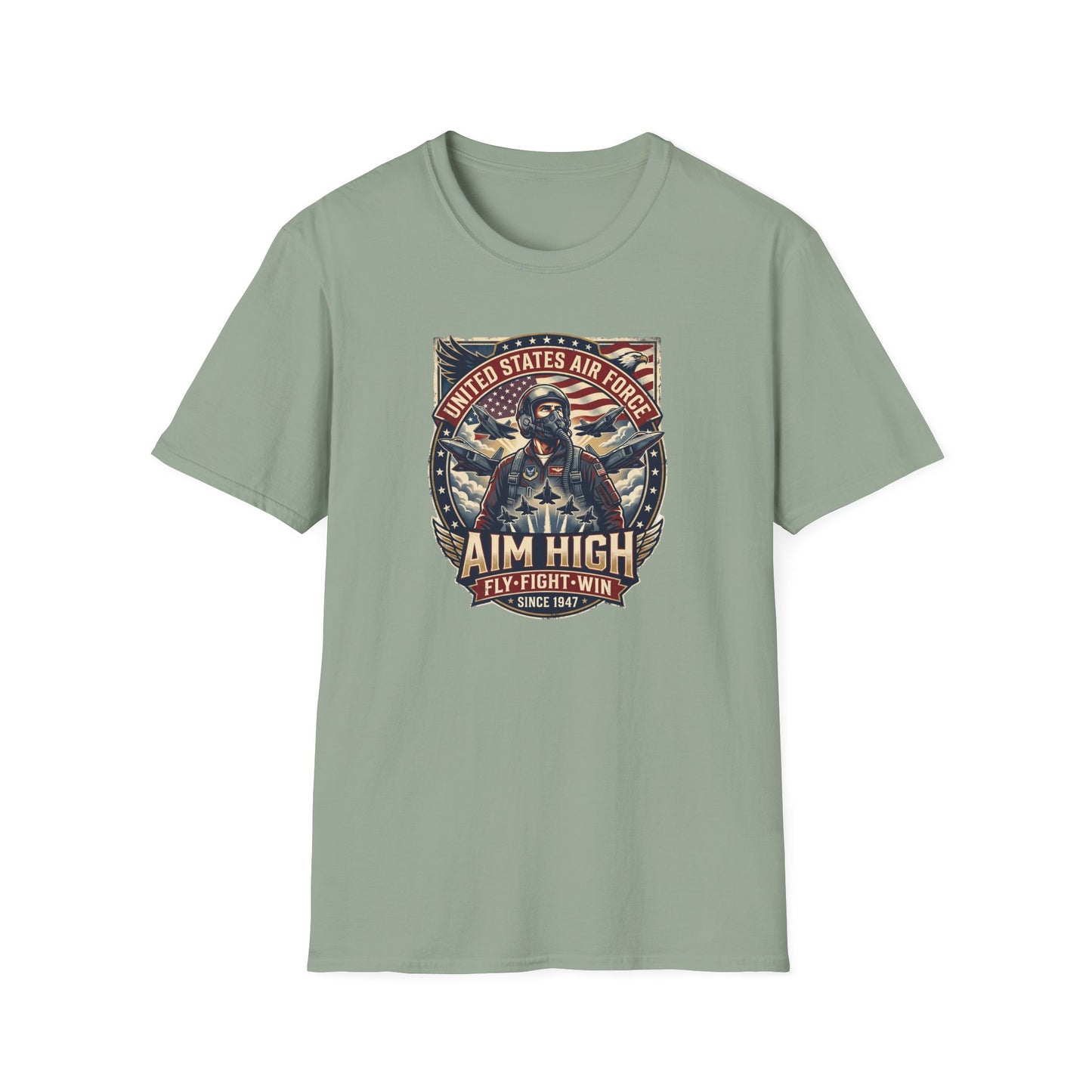 U.S. Air Force: Aim High Unisex Softstyle T-Shirt
