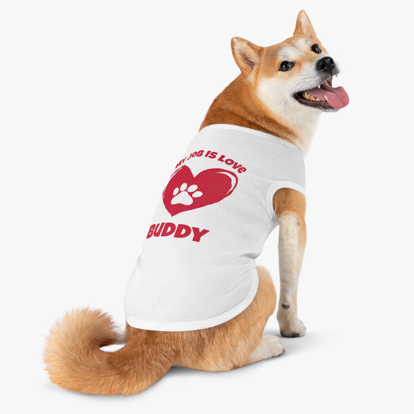 My Job Is Love PERSONALIZED Pet Tank Top