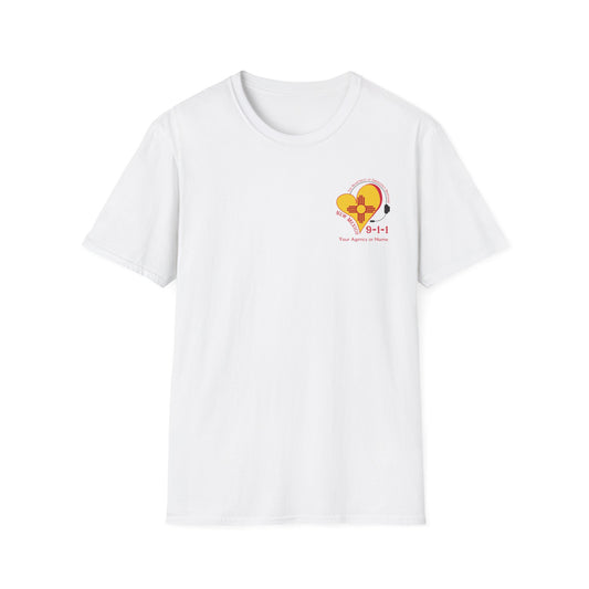 New Mexico 911 Heartbeat (Pocket Personalized) Unisex Softstyle T-Shirt