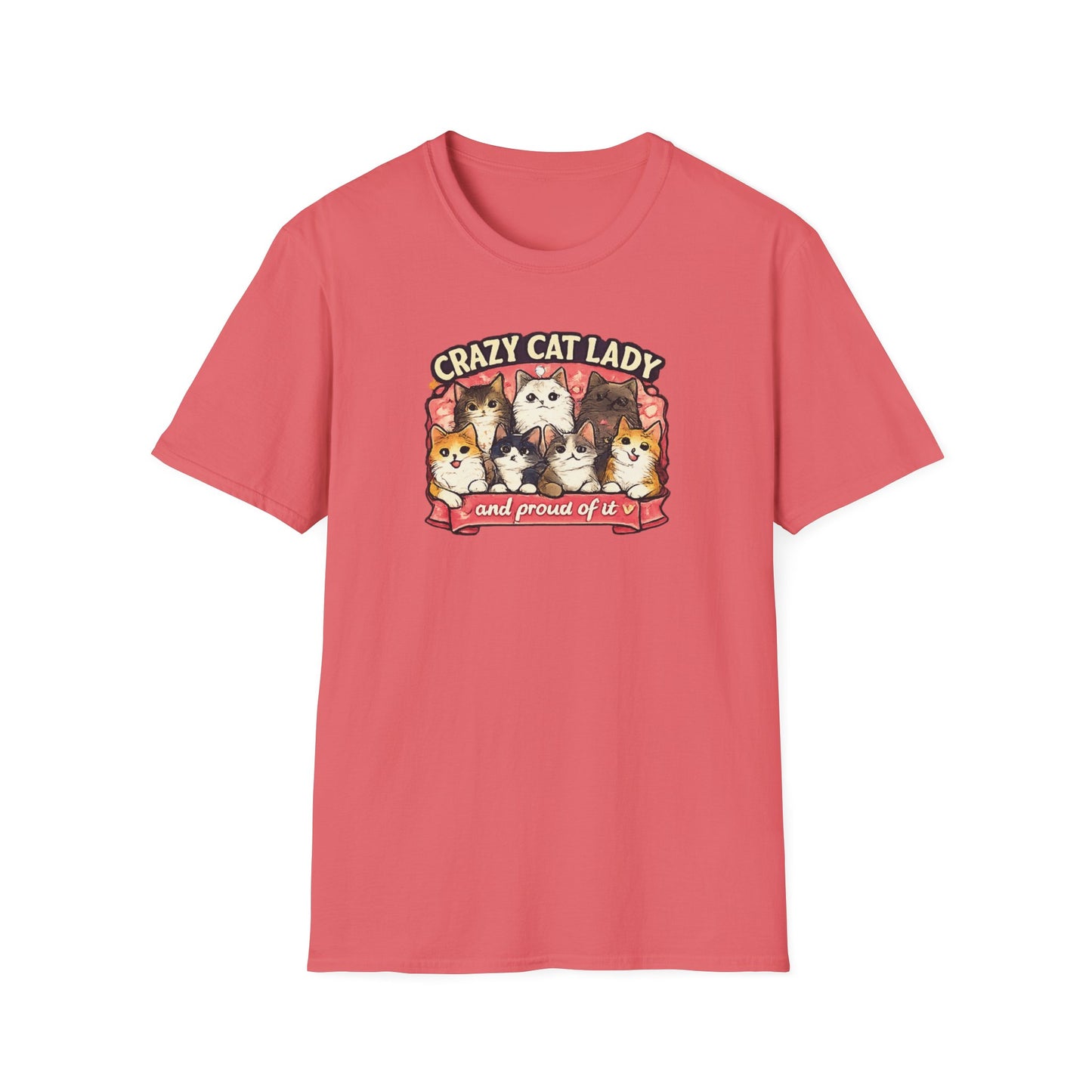 Crazy Cat Lady Unisex Softstyle T-Shirt