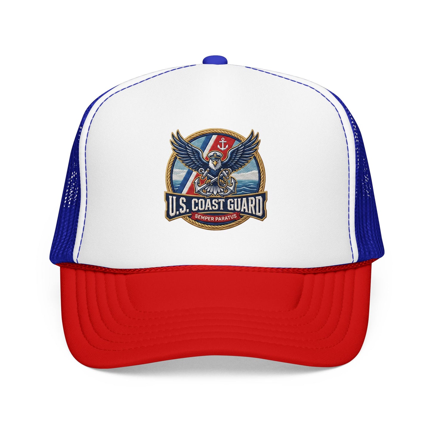 U.S. Coast Guard Patriotic Trucker Hat