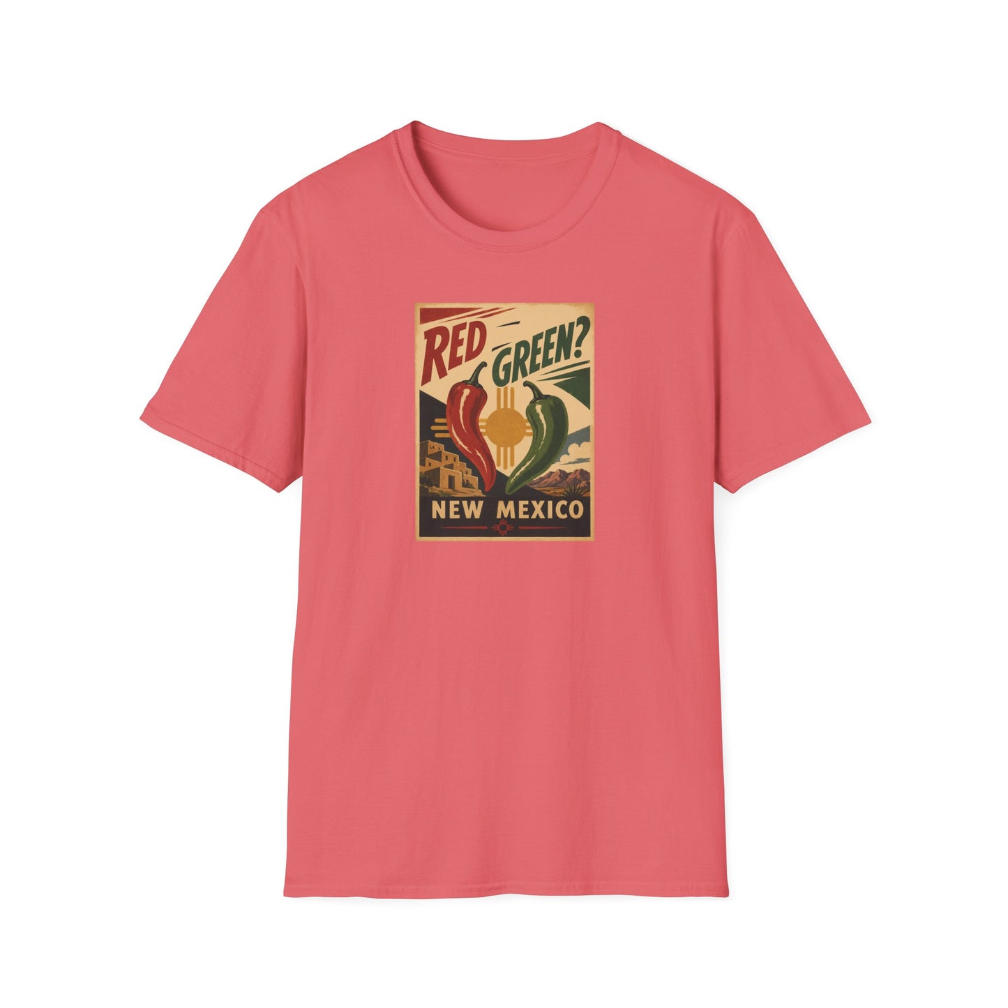 Red or Green? Unisexn Softstyle T-Shirt