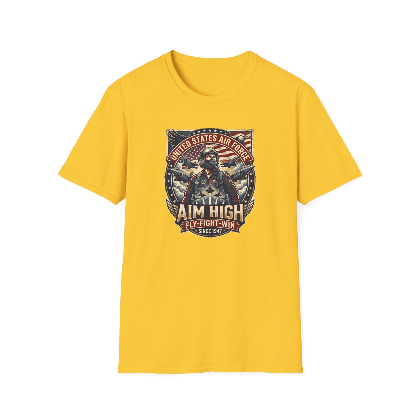 U.S. Air Force: Aim High Unisex Softstyle T-Shirt