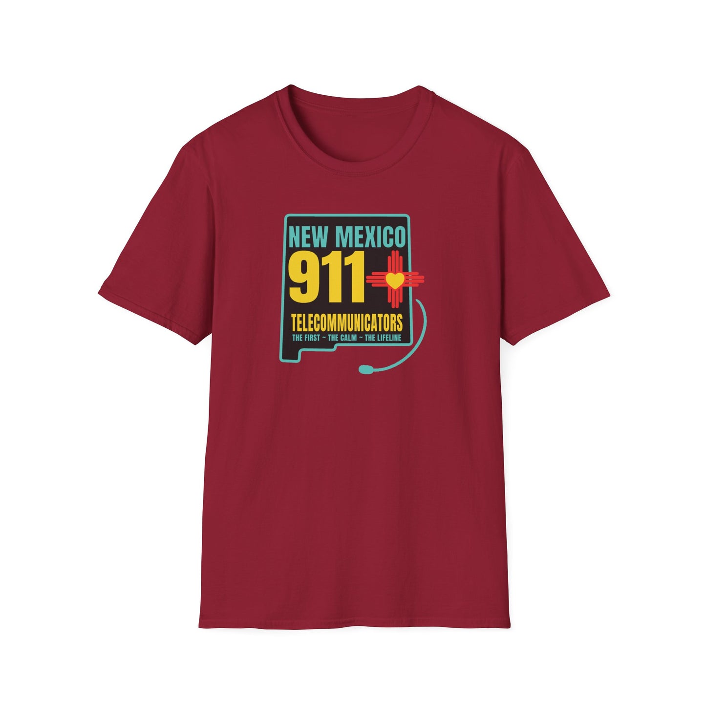 New Mexico 911 Telecommunicators Unisex Softstyle T-Shirt