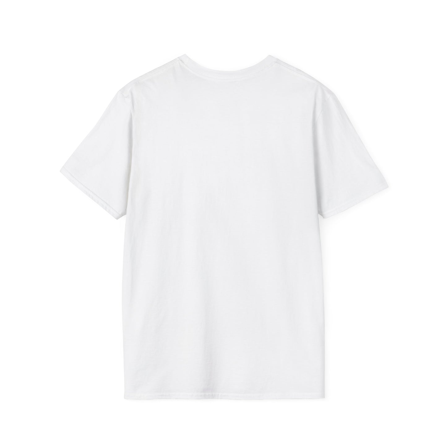 America 250: Liberty Bell with Eagle & Lady Liberty - White Letters Unisex Softstyle T-Shirt