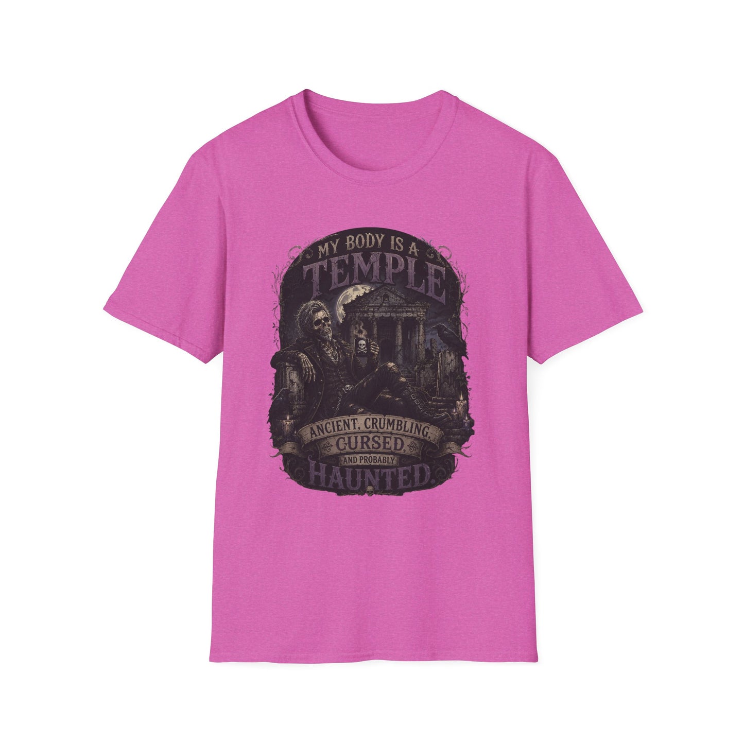 Body a Temple - Male Unisex Softstyle T-Shirt