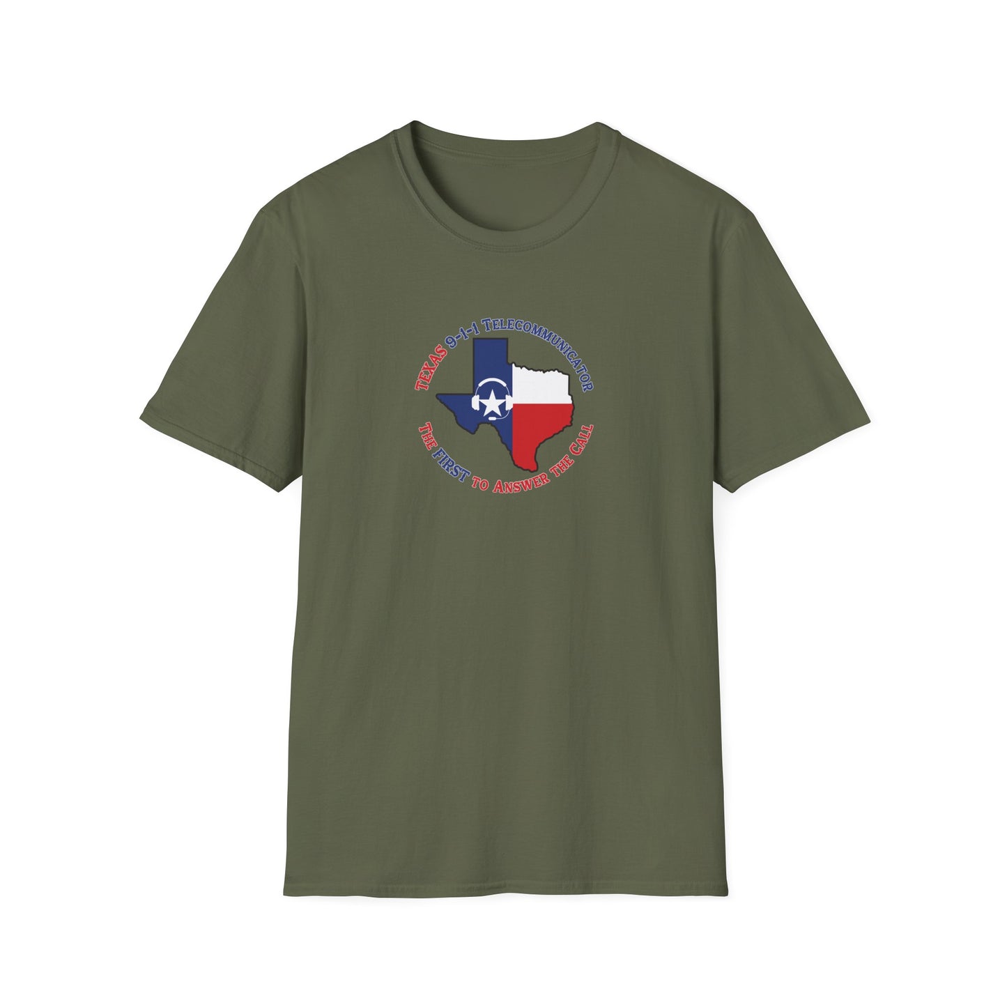 Texas 911 Telecommunicators Unisex Softstyle T-Shirt
