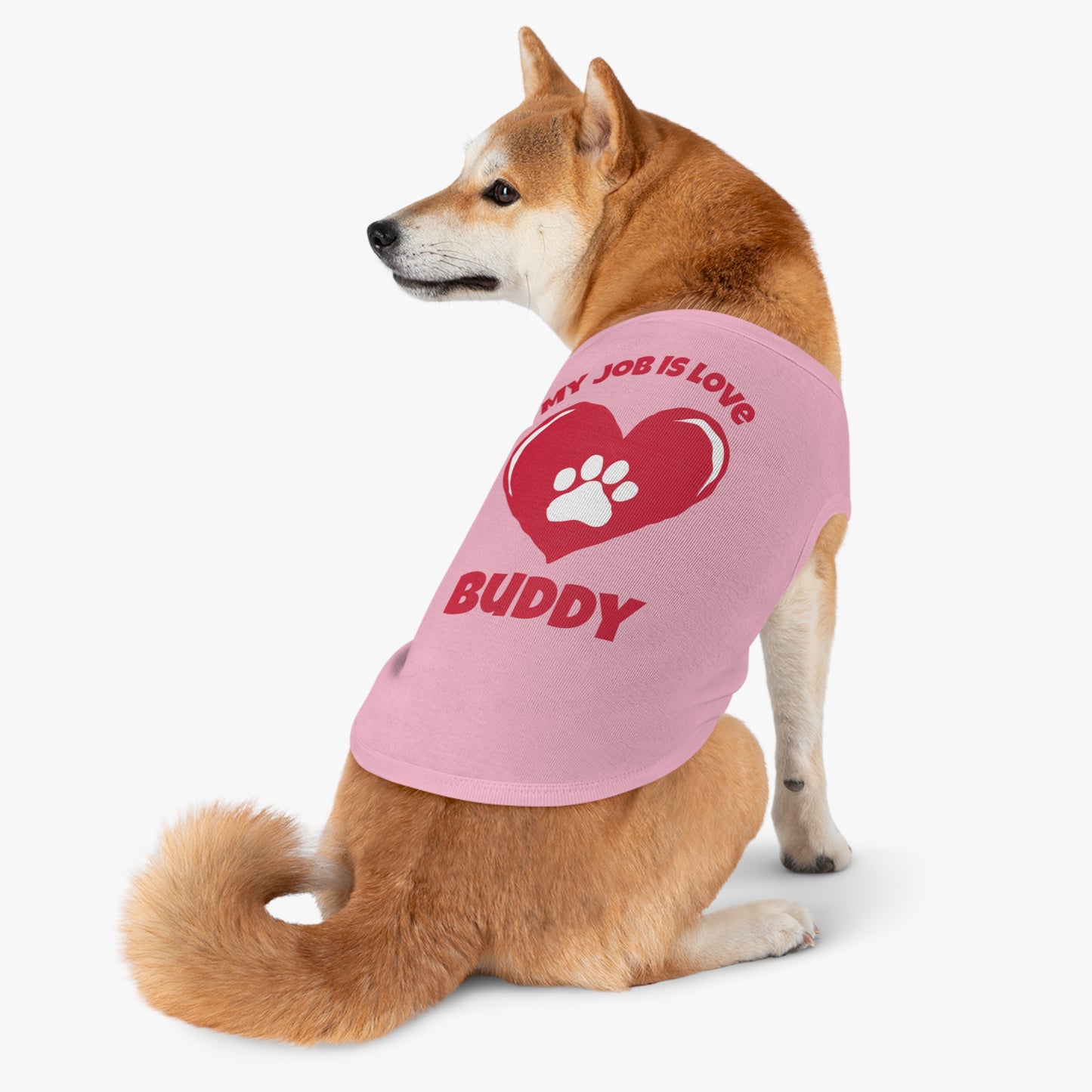 My Job Is Love PERSONALIZED Pet Tank Top