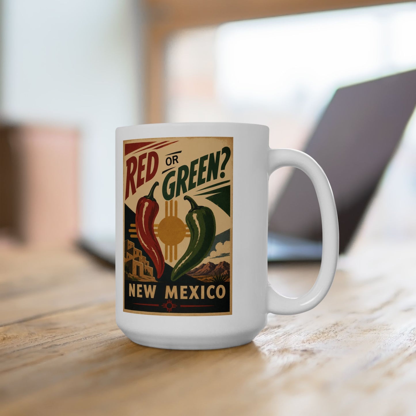 Red or Green?Ceramic Mug, (11oz, 15oz)